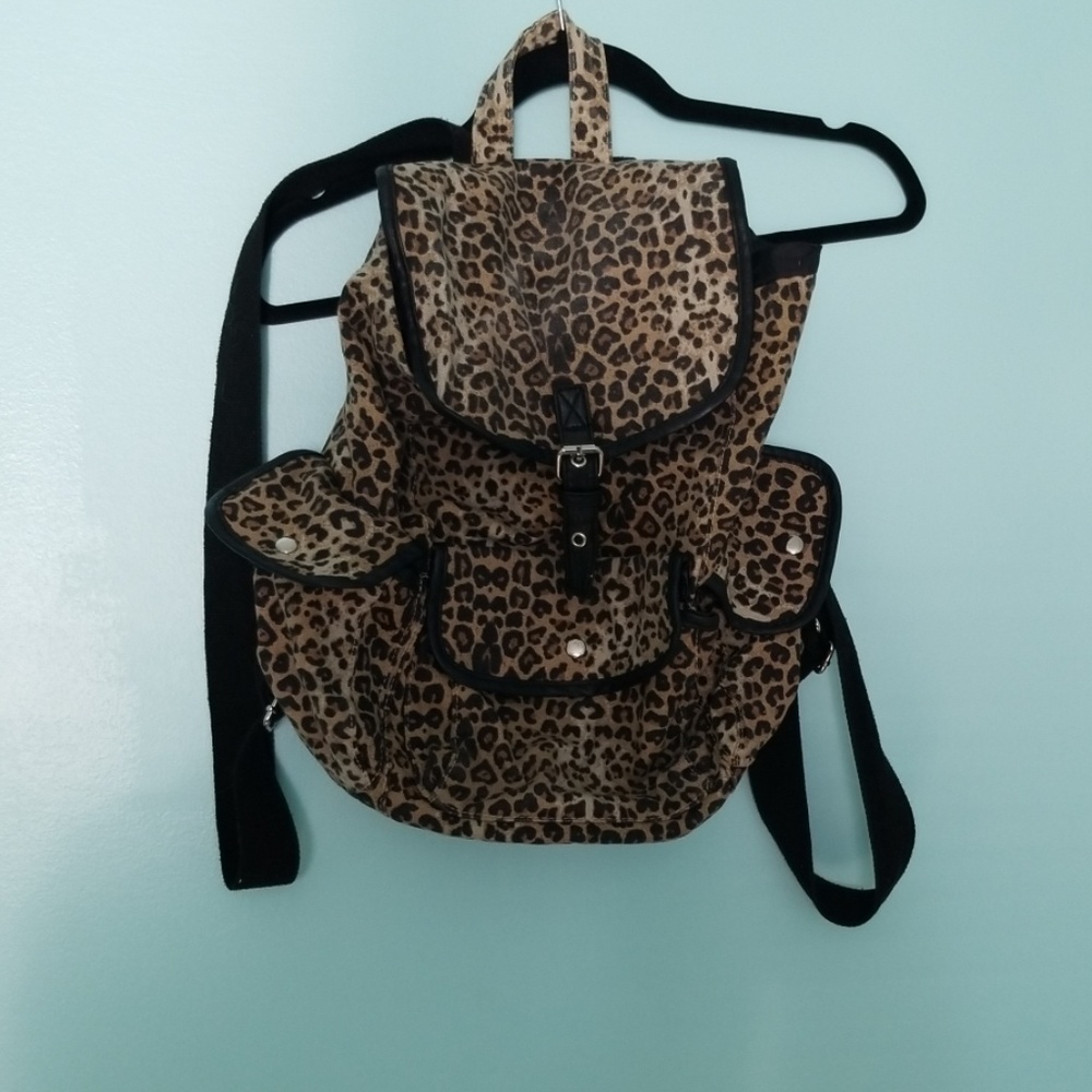Cheetah print bag